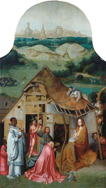 Jheronimus Bosch The Adoration of the Magi Spain oil painting art